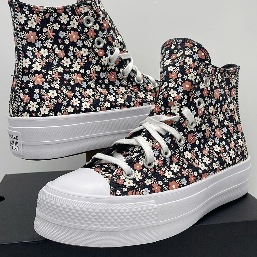 Converse WMNS CTAS LIFT HI TOTAL ECLIPSE/WHITE A14264C Platforms Sneakers